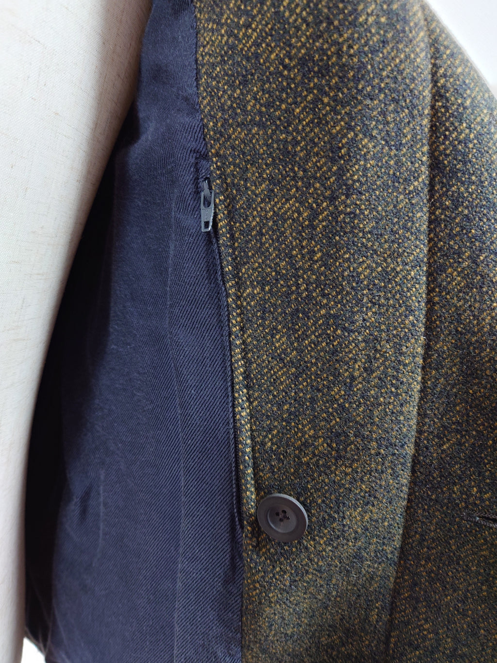 Jil Sander moss green coat