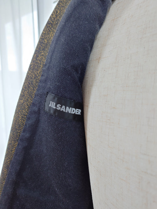 Jil Sander moss green coat