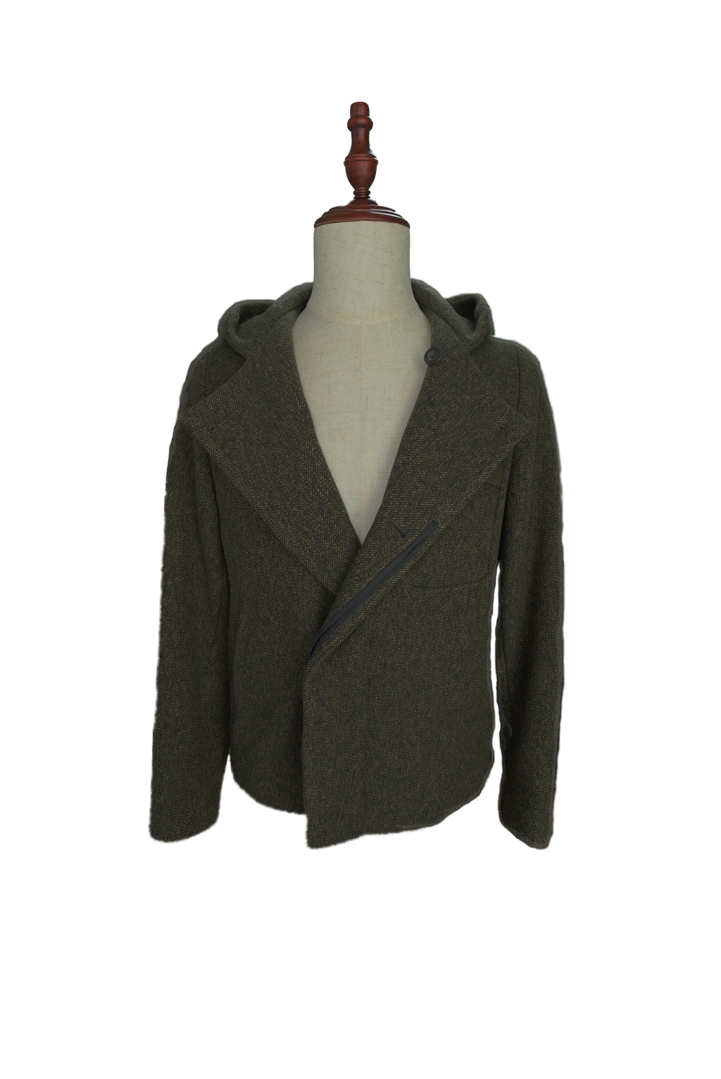 Jil Sander moss green coat